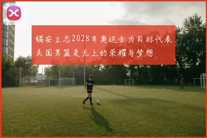 锡安立志2028年奥运会为目标代表美国男篮是无上的荣耀与梦想
